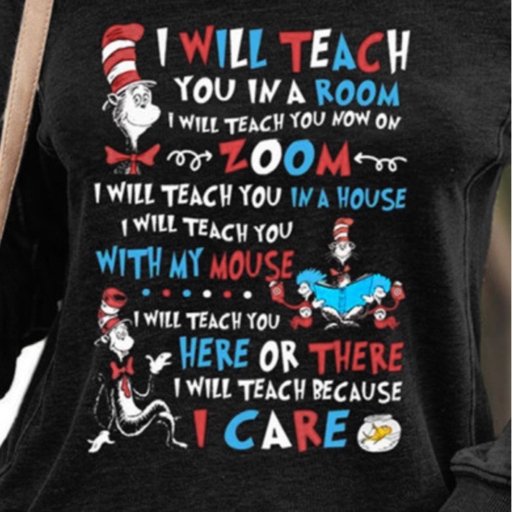 Dr. Suess Zoom Teacher Long Sleeve Sweatshirt